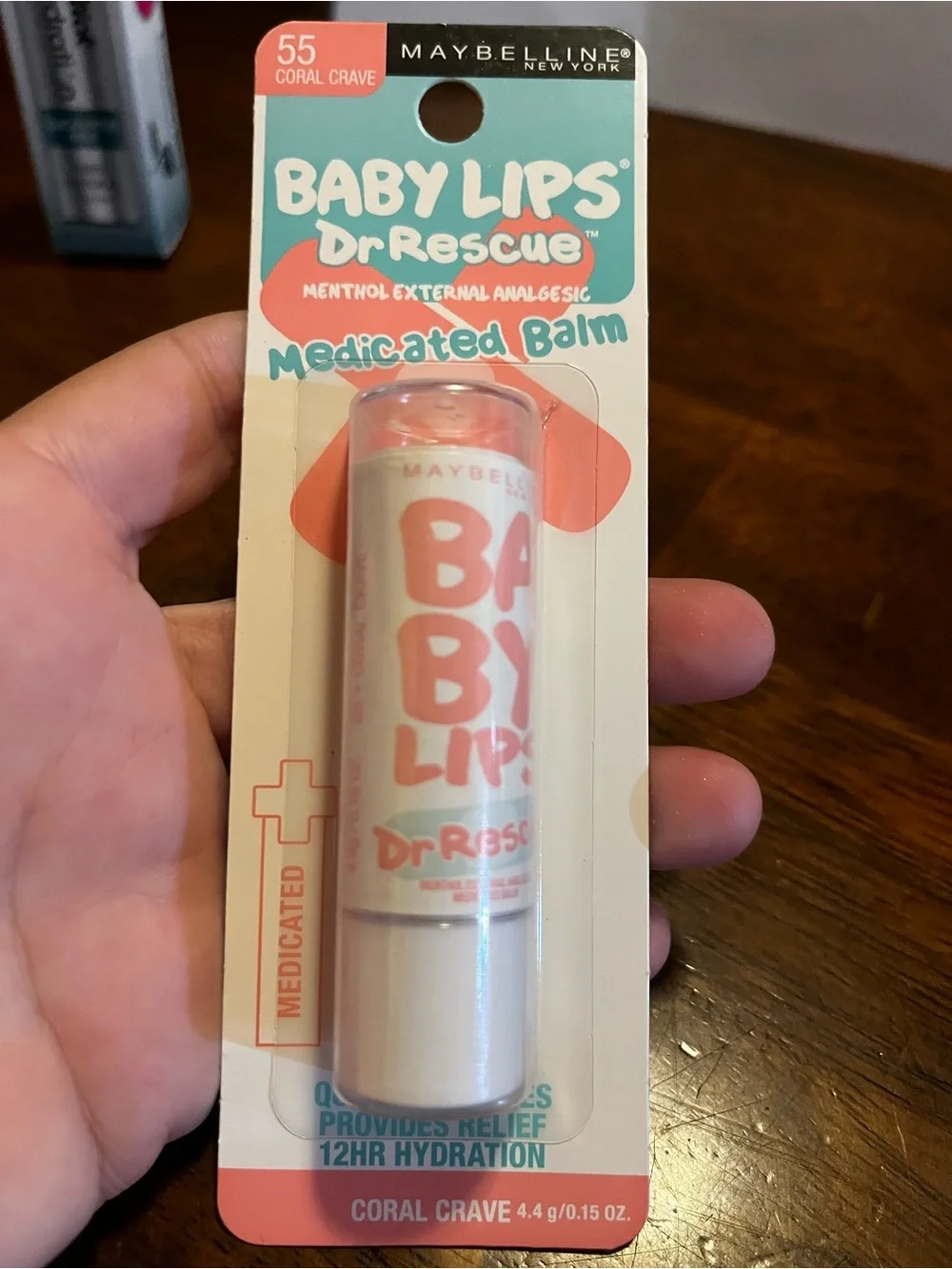 2 pk Maybelline Baby Lips Dr Rescue Medicated Balm - Coral Crave & cherry me